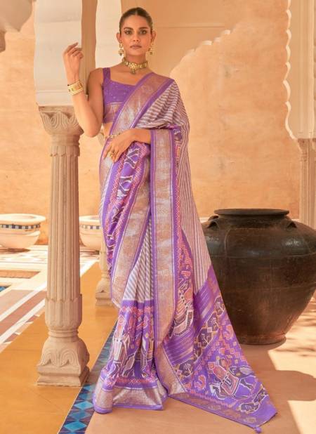 Purple Colour NALANDA 2 REWAA New Latest Designer Exclusive Smooth Silk Saree Collection 563